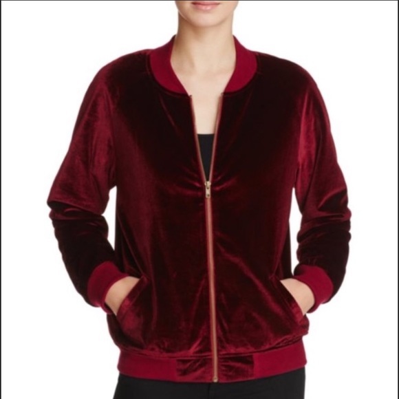 Velvet Bomber Jacket - Picture 2 of 4